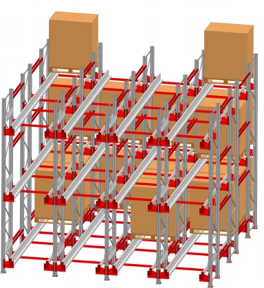 Стеллажи набивные Pallet Runner